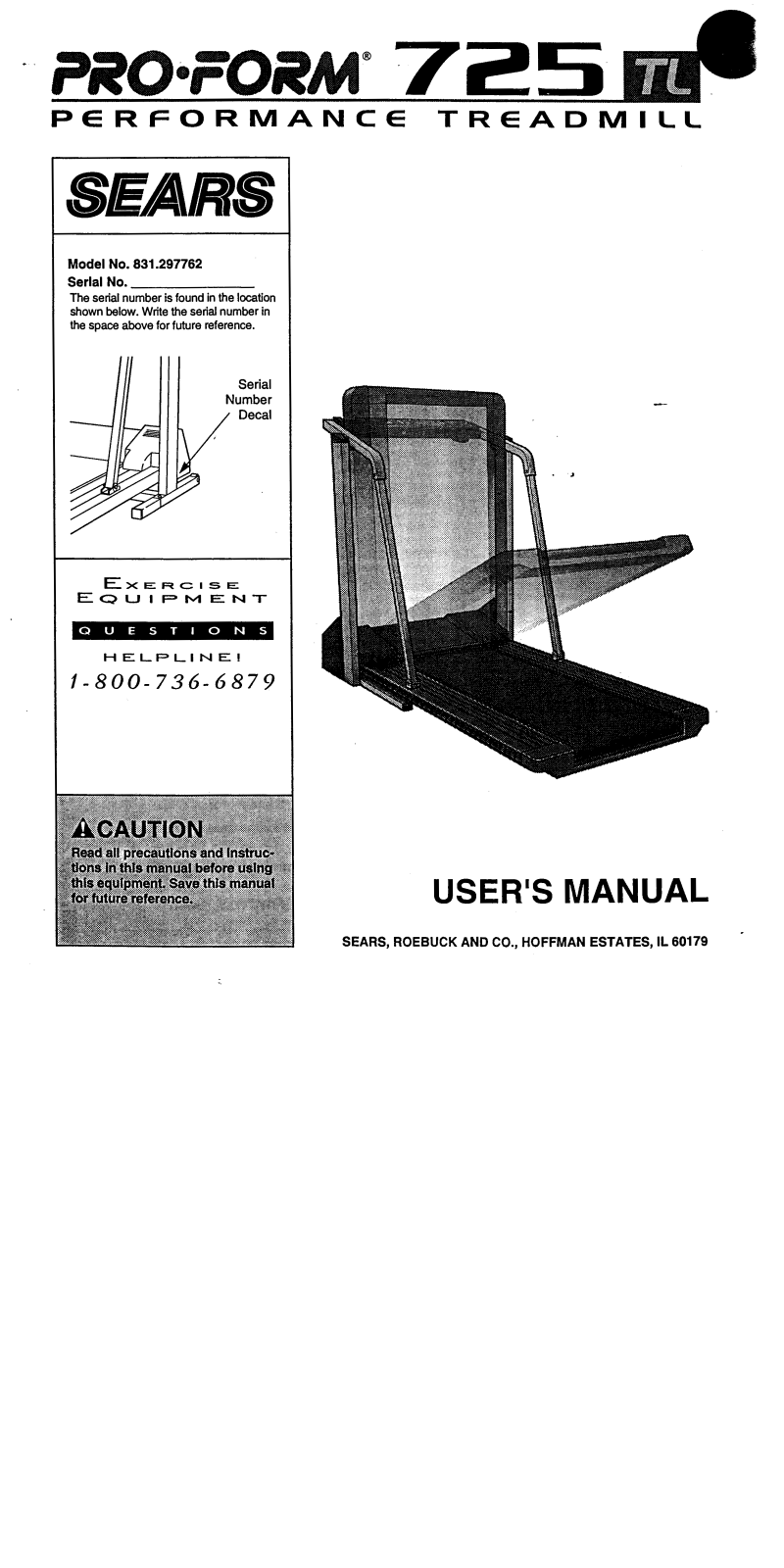 ProForm 297762 User Manual