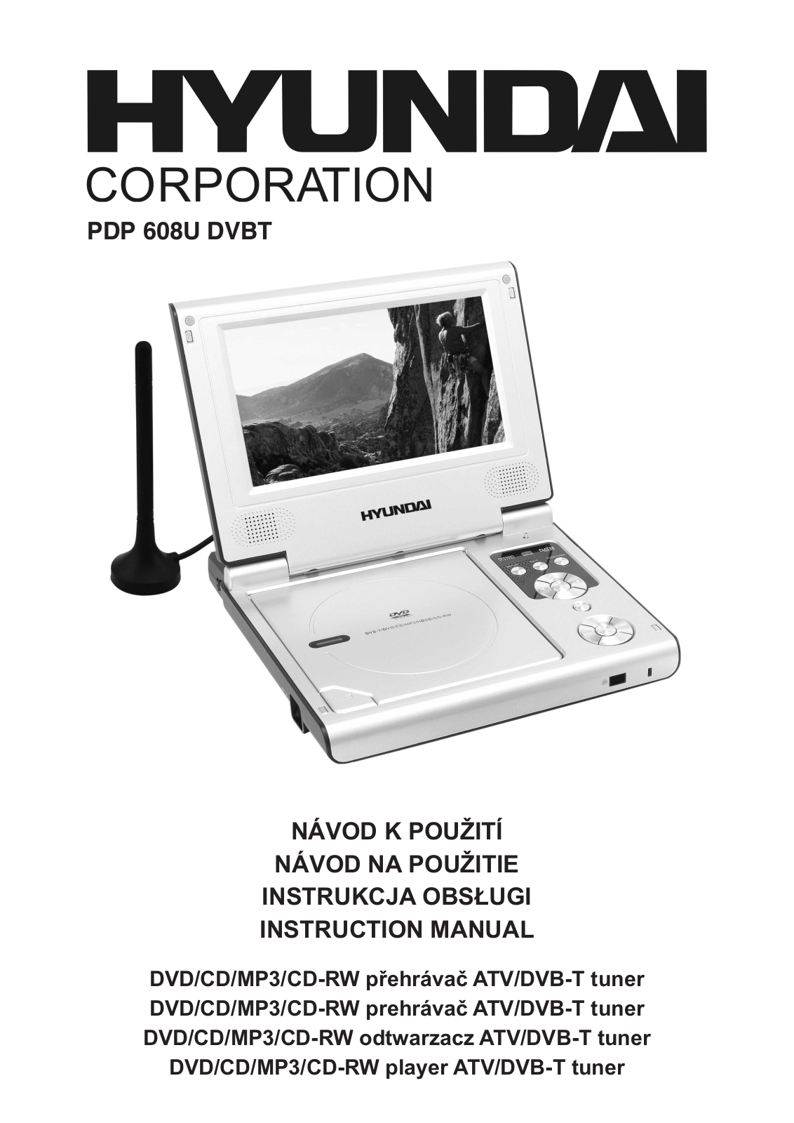 Hyundai PDP 608U DVBT User Manual