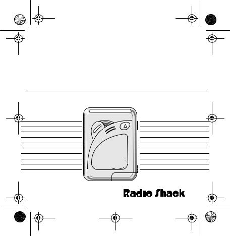 Radio Shack PG 202 User Manual