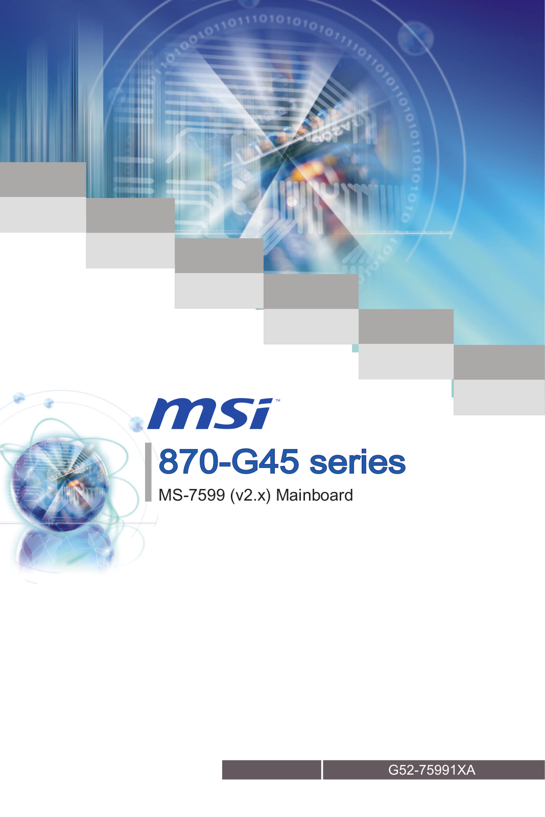 MSI 870-G45 User Manual