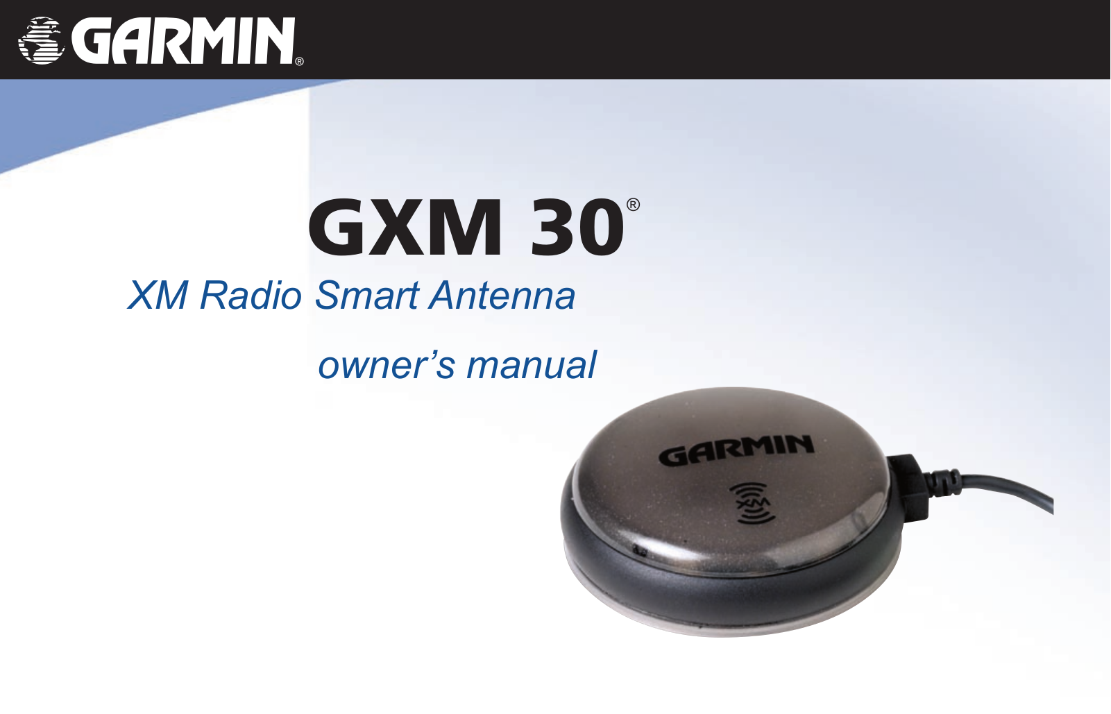 Garmin GXM 30 User Manual