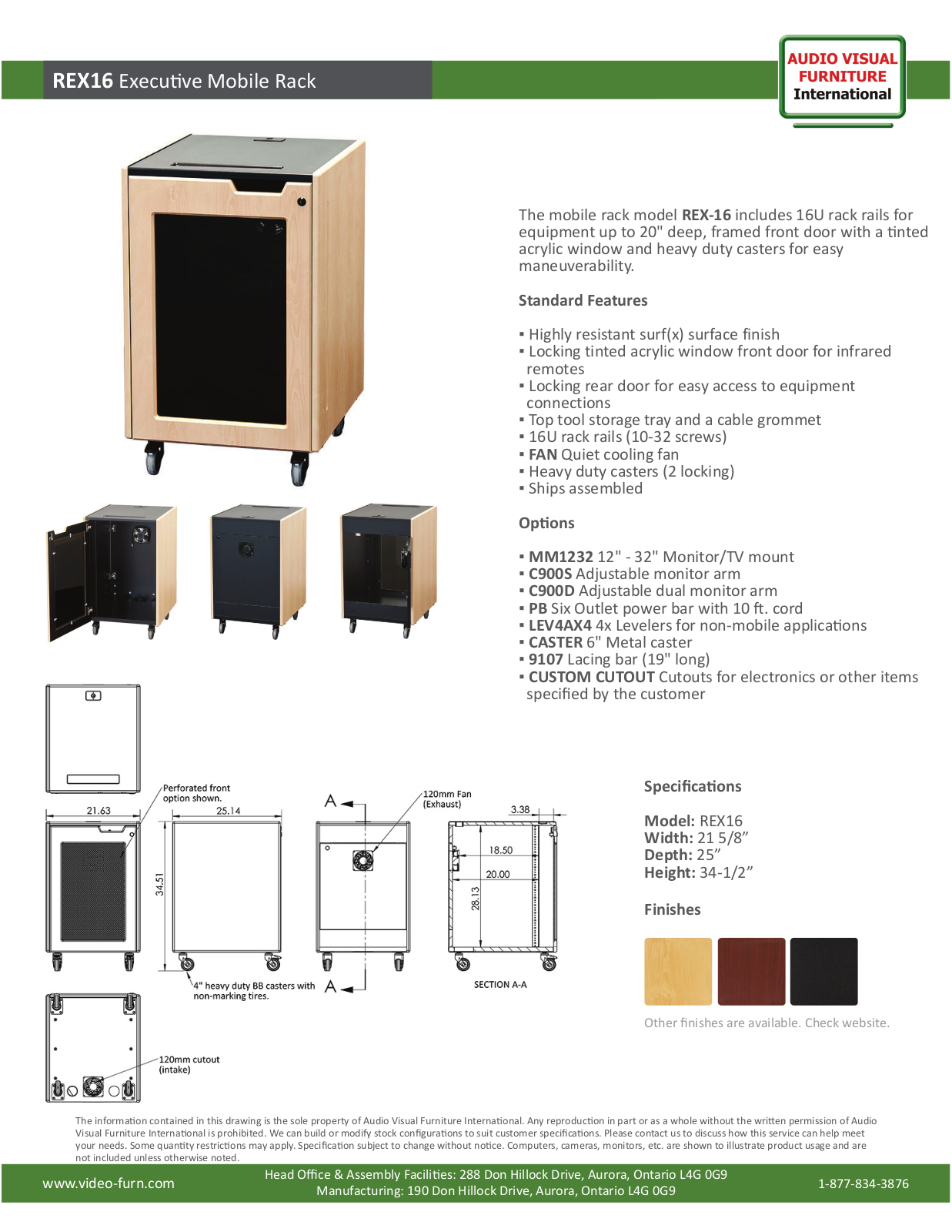 AVFI VFIN1056 Specifications - ManualMachine.com