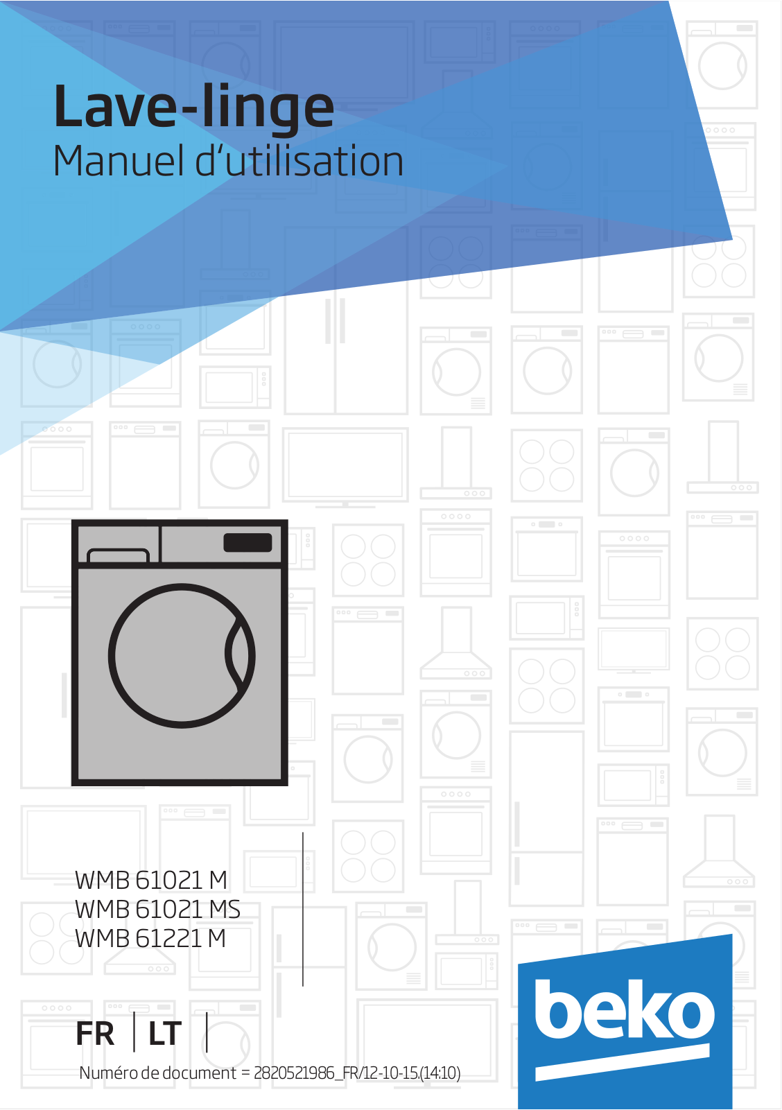 Beko WMB 61021 M, WMB 61021 MS, WMB 61221 M User manual