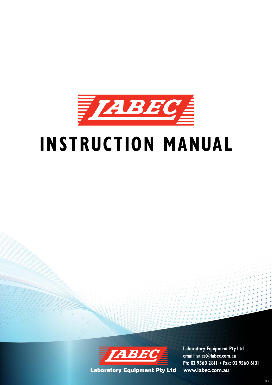 LABEC LHF-80 User Manual