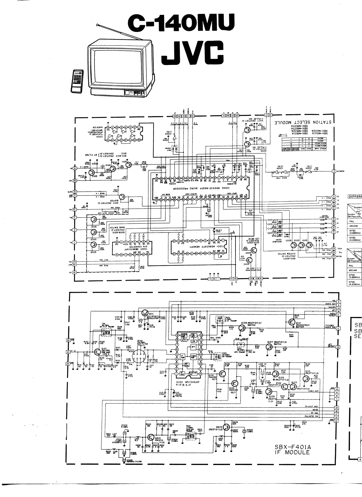 JVC C-140MU Cirquit Diagram