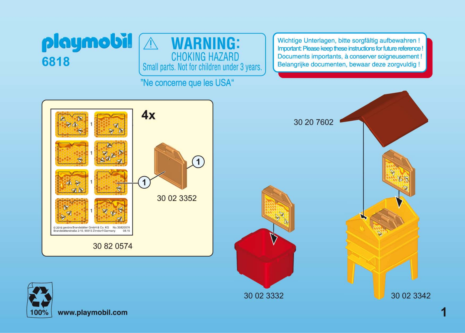 Playmobil 6818 Instructions