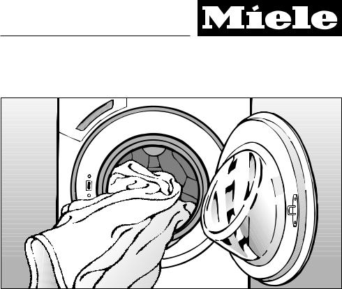 Miele W 1730 HomeCare Operating instructions