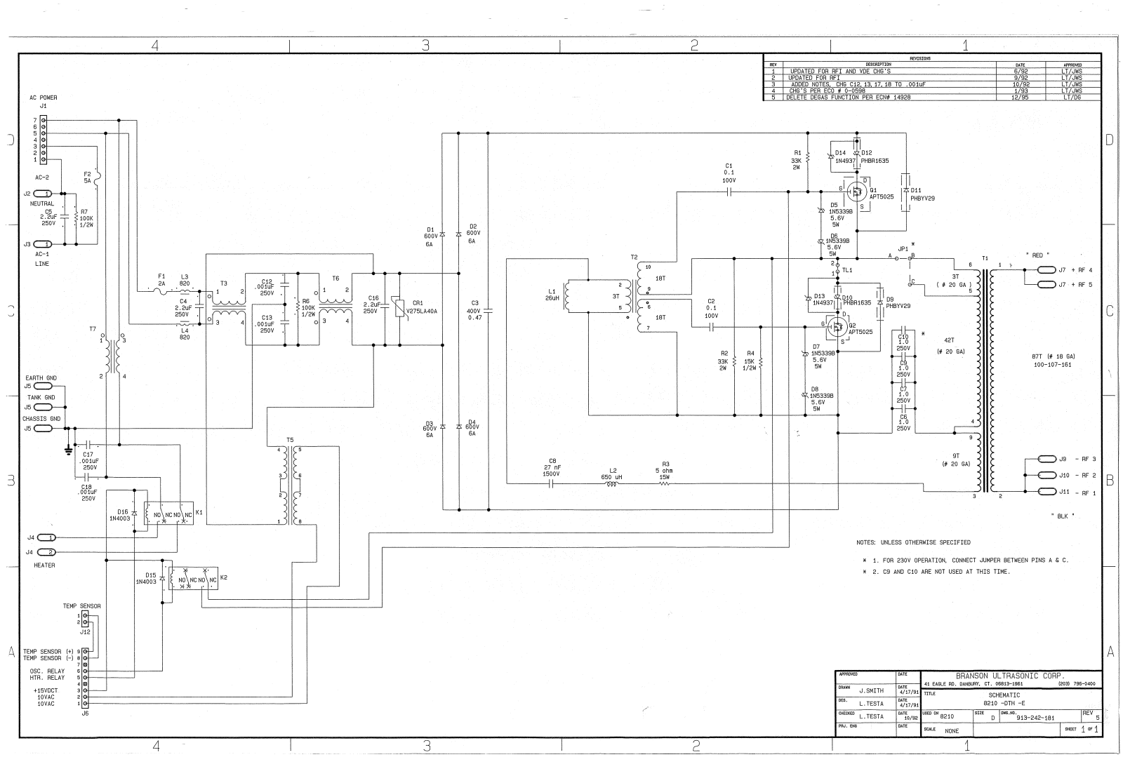Other B Branson-8200 Schematic - ManualMachine.com