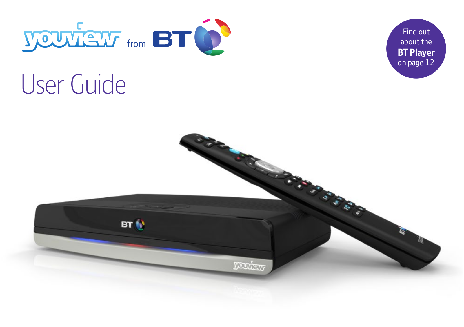 BT YouView Instruction manual