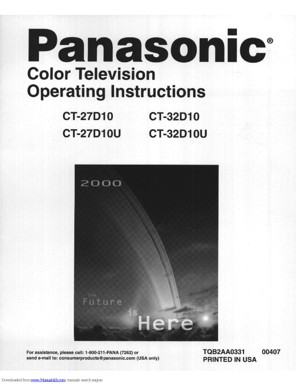 Panasonic CT-27D10, CT-27D10U, CT-32D10U, CT27D10B - 27