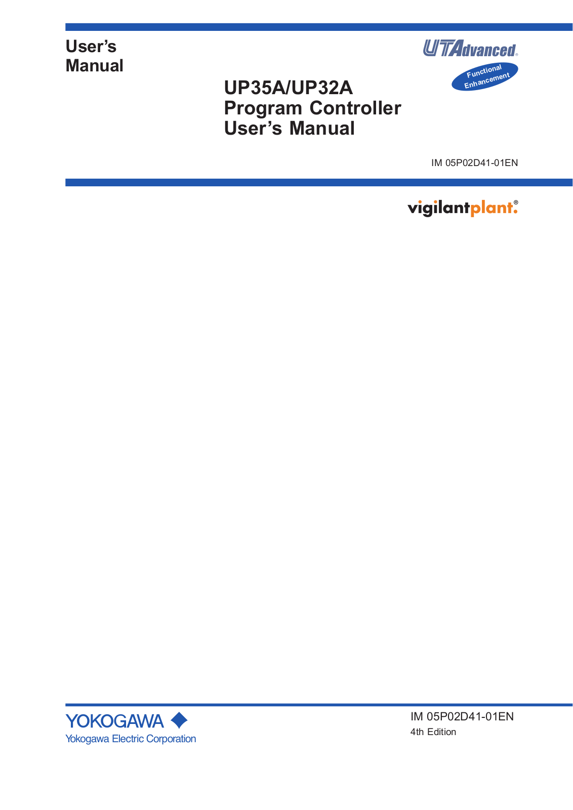 YOKOGAWA UP35A, UP32A User Manual