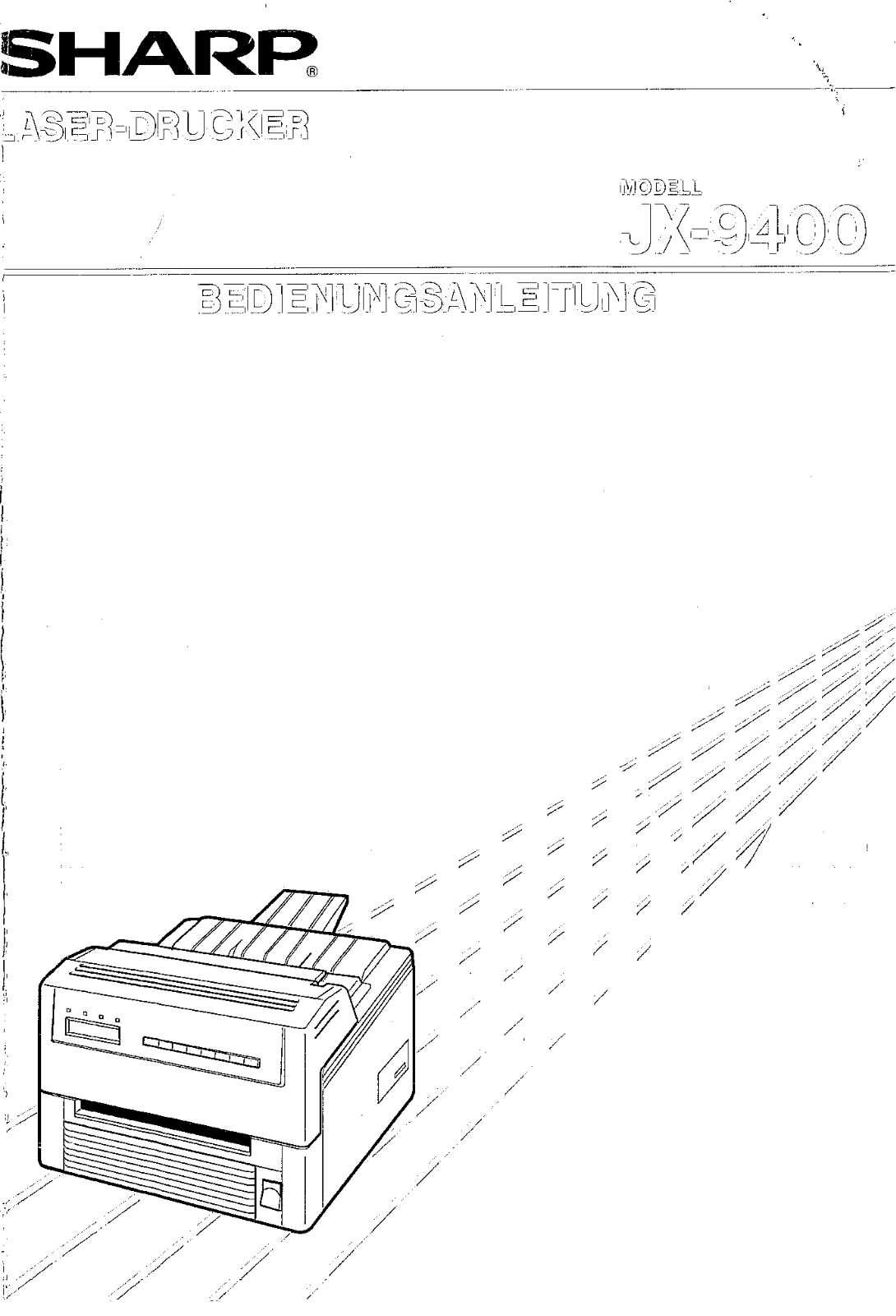 Sharp JX-9400 User Manual