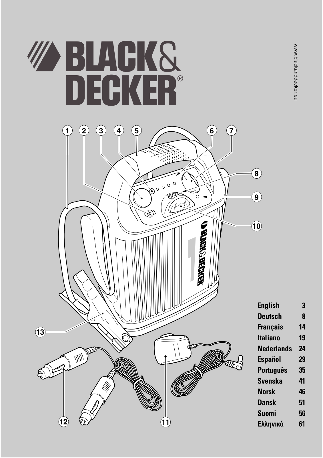 Black & Decker BDV012 User guide