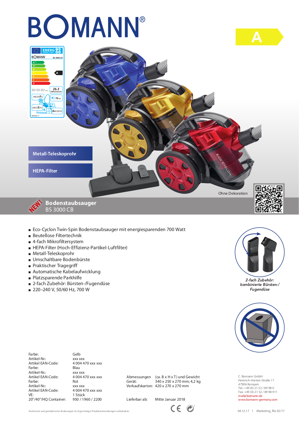 Bomann BS 3000 CB Service Manual