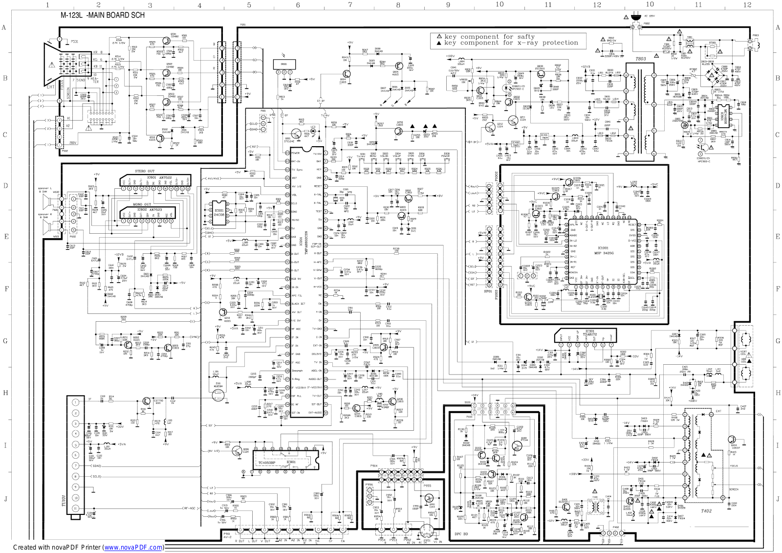 BEKO M123L Schematic