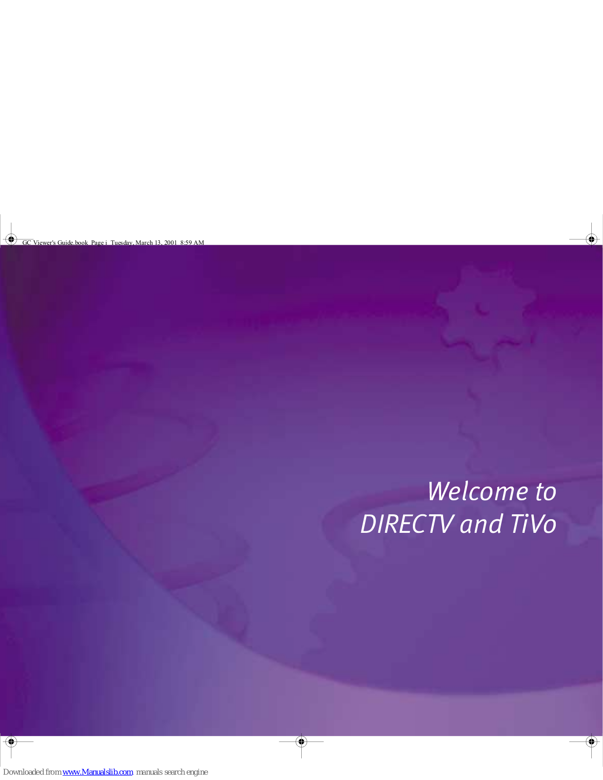 DirecTV DIRECT TV, TiVO User Manual