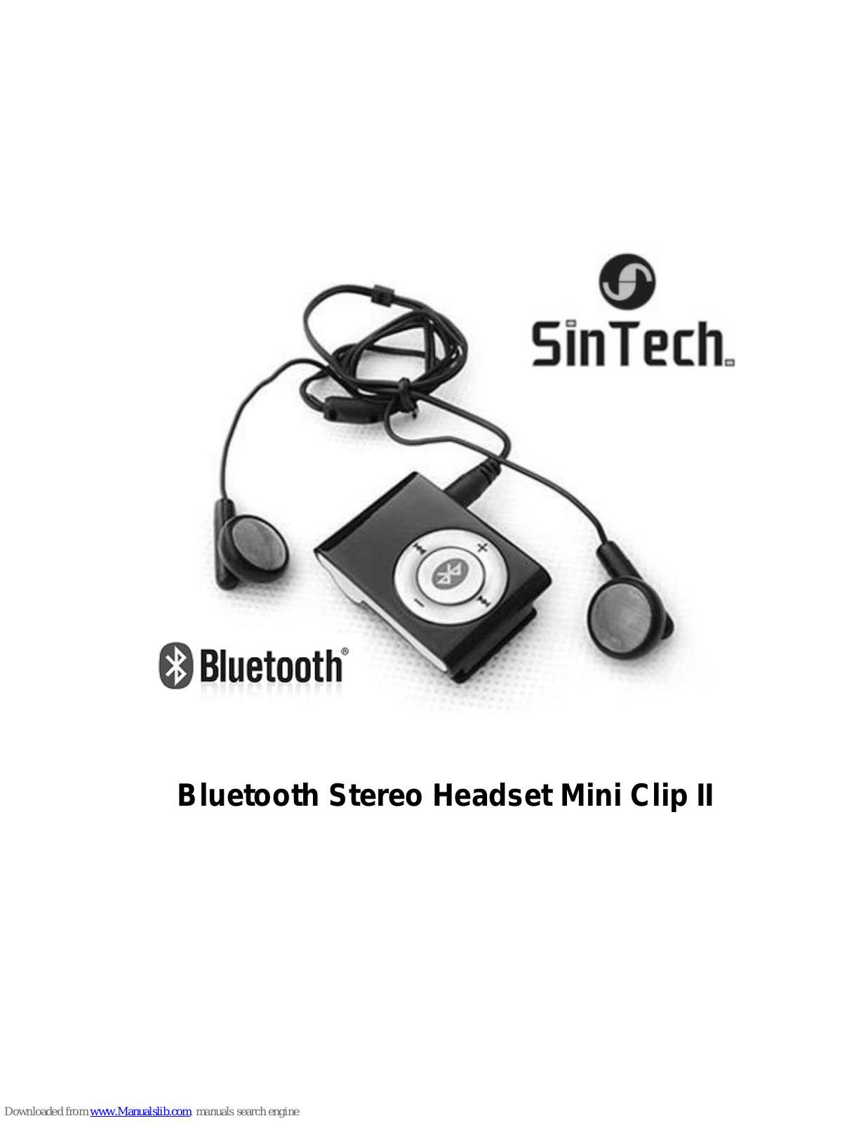 Sin Tech Mini Clip II User Manual