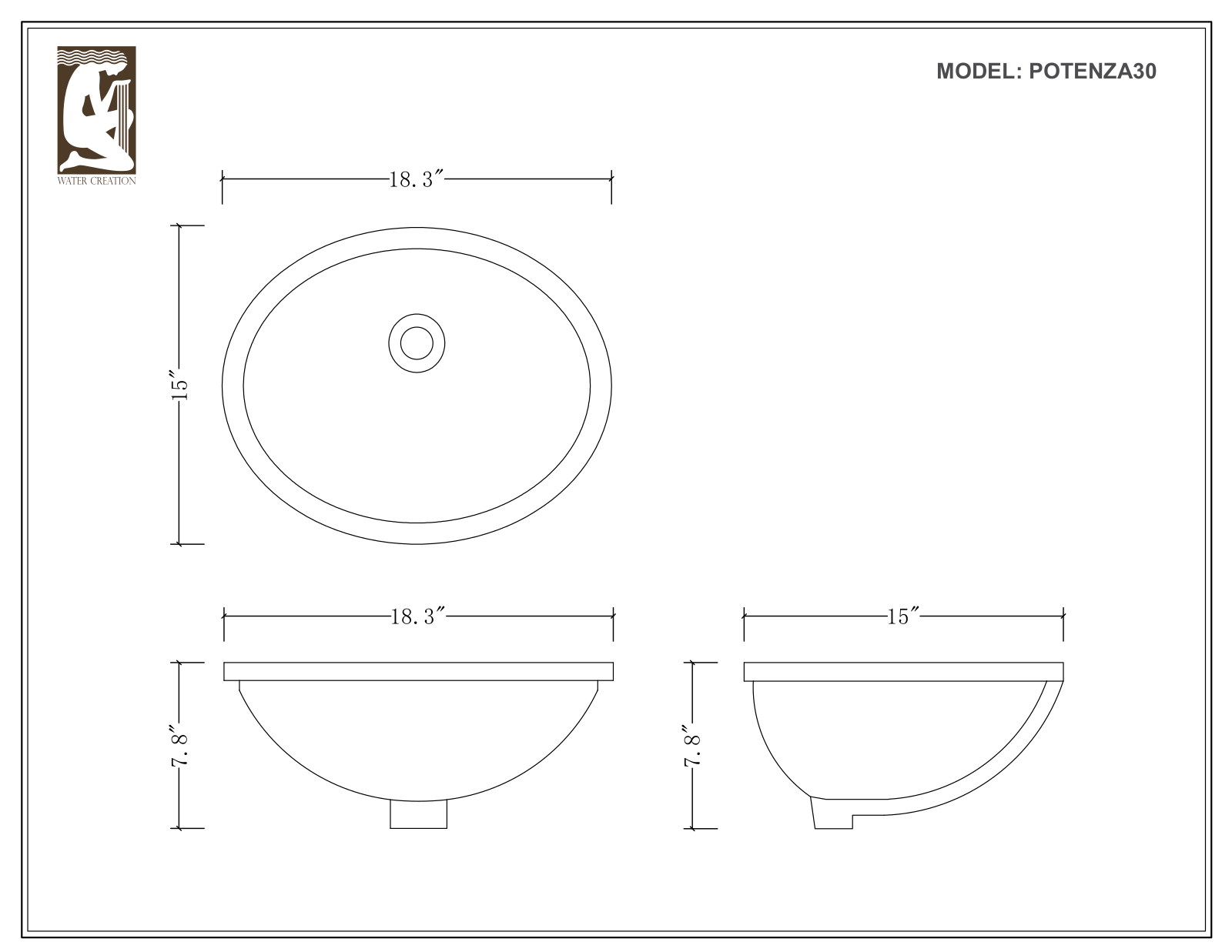 Water Creation POTENZA30EGBF, POTENZA30EGF, POTENZA30EGB, POTENZA30EG User Manual