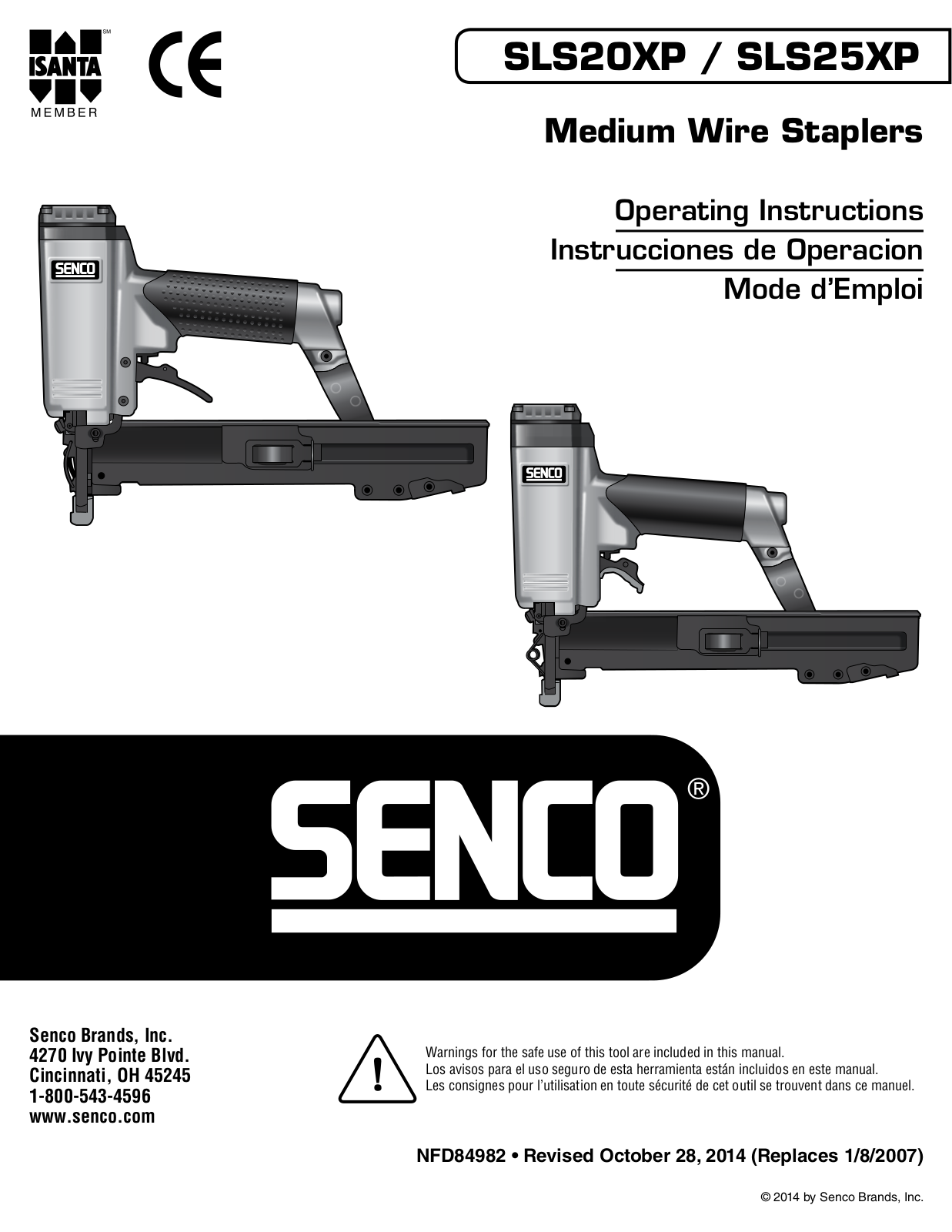 Senco SLS25XP, SLS20XP User Manual