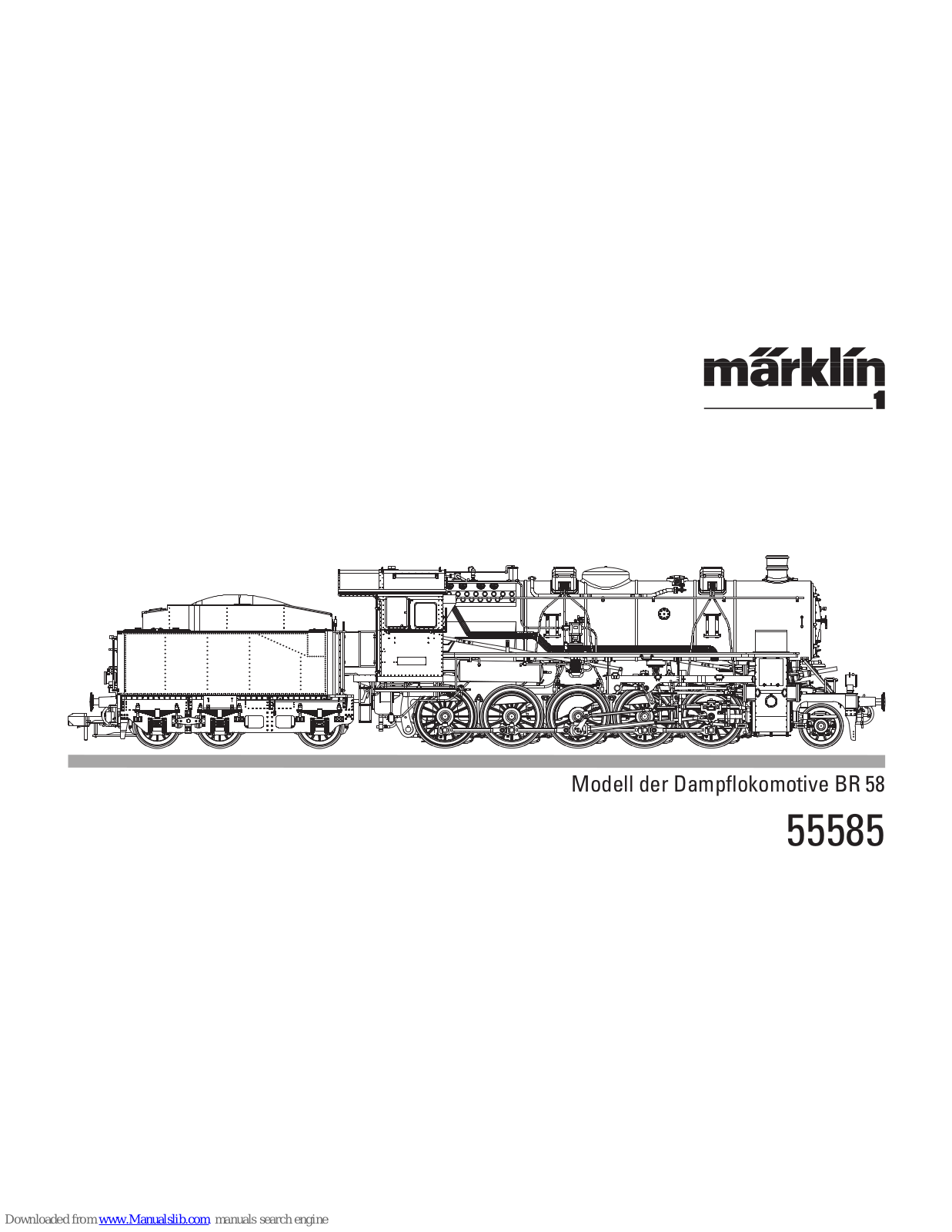 marklin 55585 User Manual - ManualMachine.com