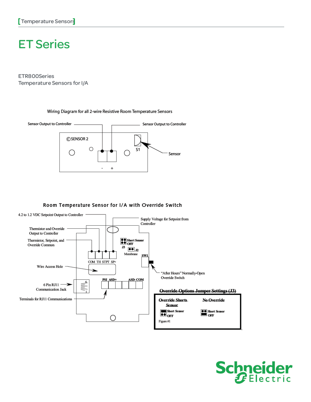 Schneider Electric ETB800 Wiring Diagrams