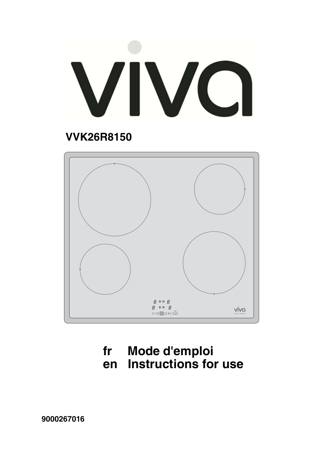 viva VVK26R8150 Instruction Manual