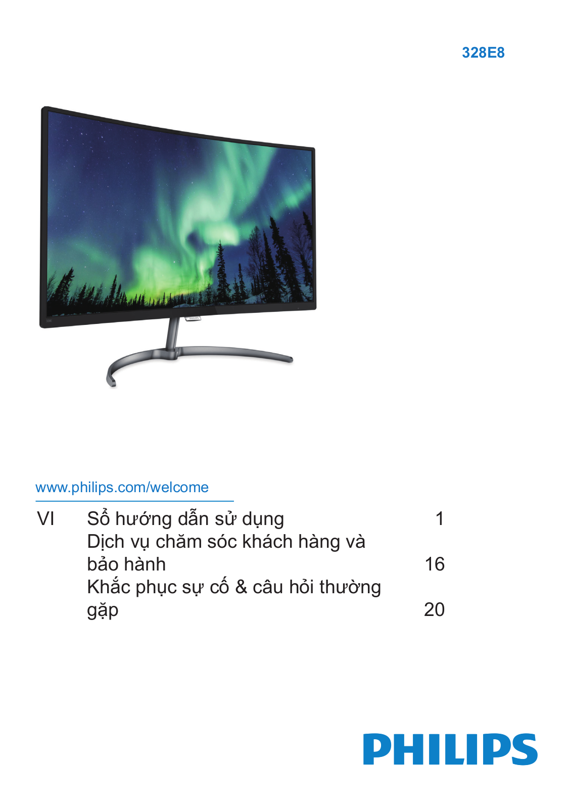 Philips 328E8QJAB5/01, 328E8QJAB5/00, 328E8QJAB5/75, 328E8QJAB5/69 User Manual