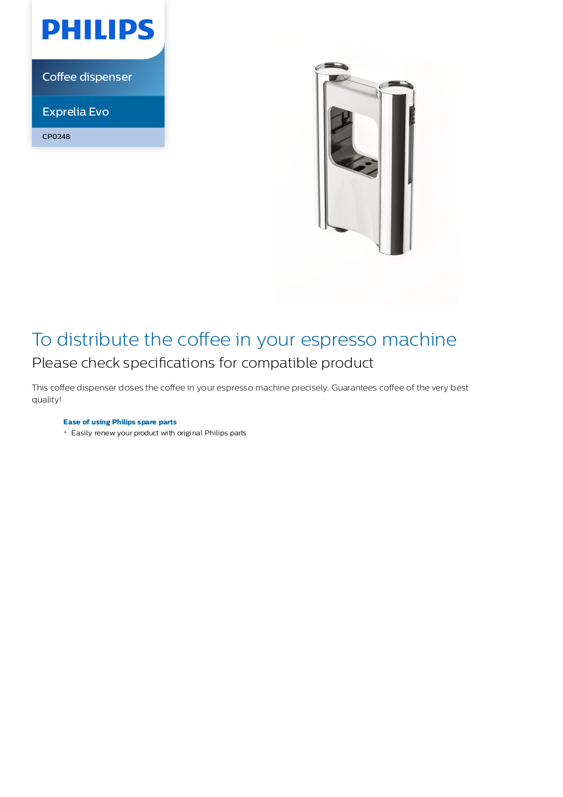Philips CP0248/01 leaflet - ManualMachine.com