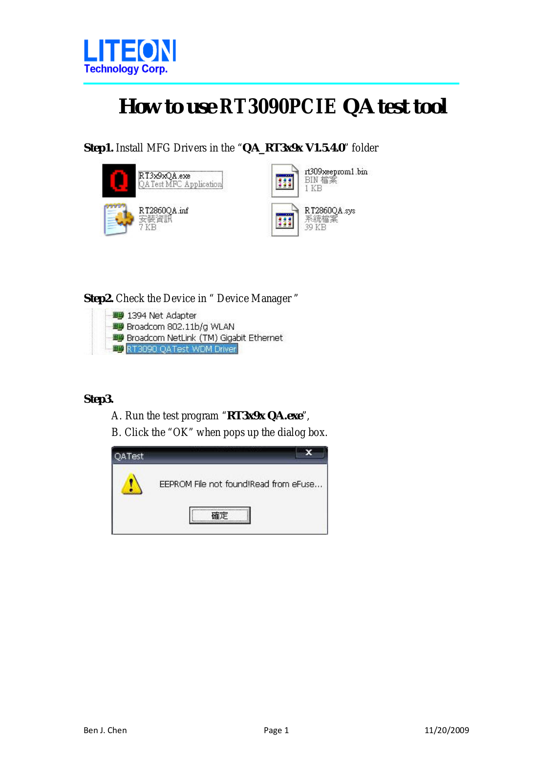 MediaTek RT3090PCIE User Manual