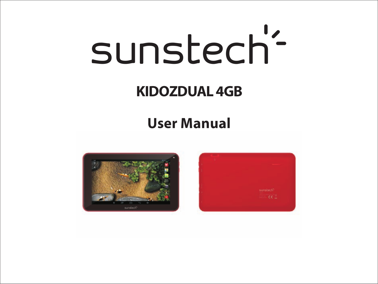 Sunstech Kido'z Dual Instruction Manual