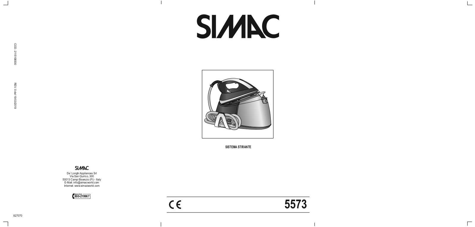 Simac 5573 MANUALE USO - ManualMachine.com