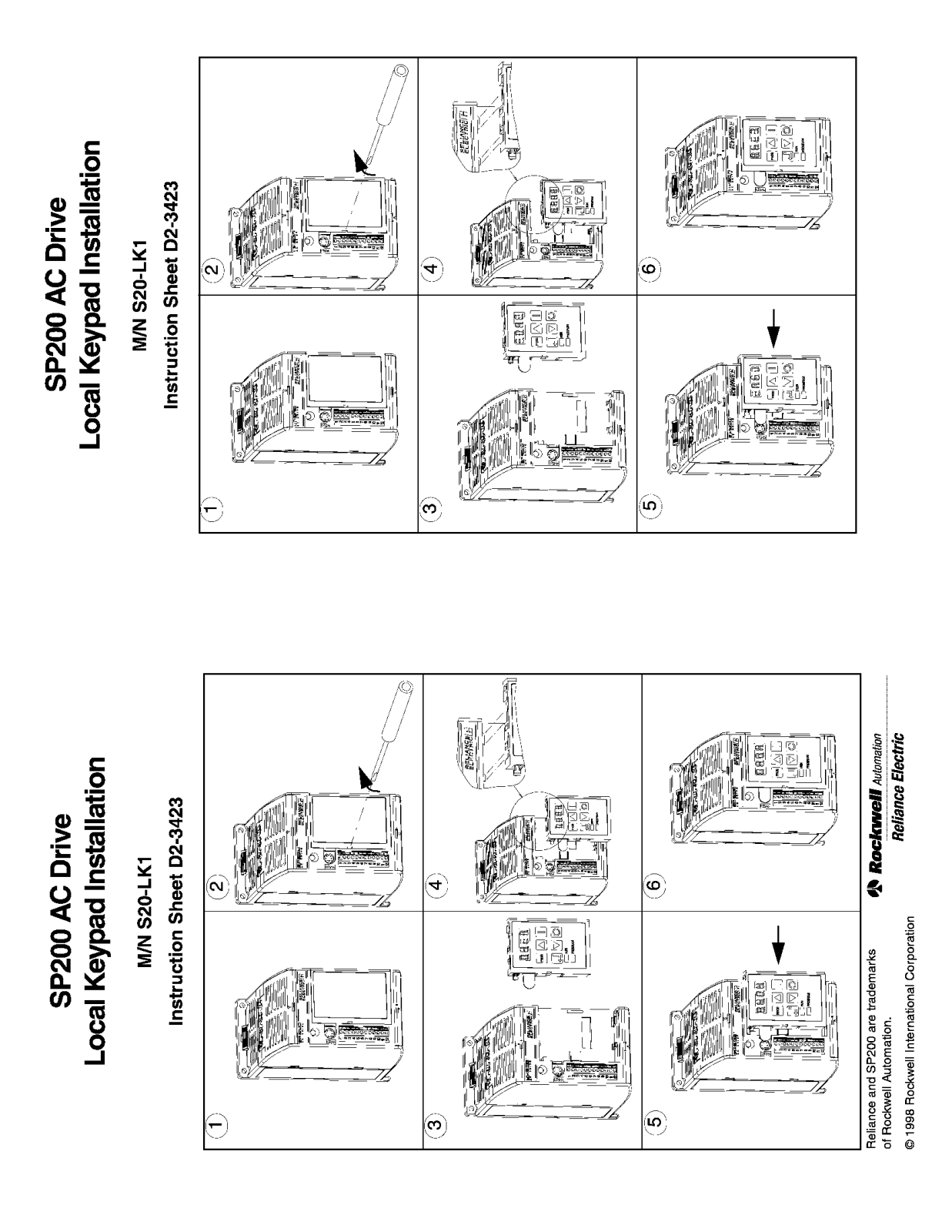 Rockwell Automation SP200 User Manual