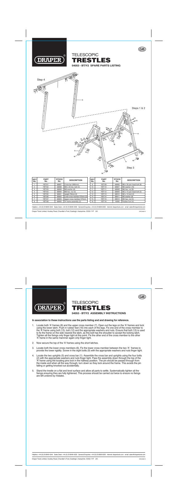 Draper Tools 54053 Instructions - ManualMachine.com