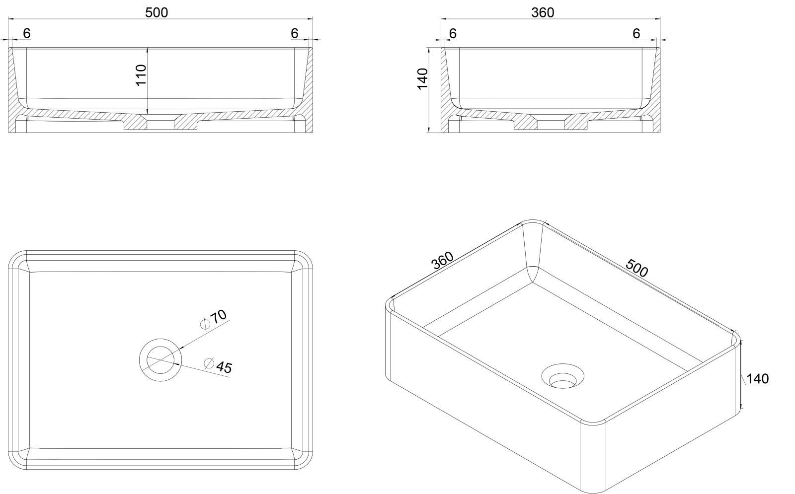 Pensen PNSE1013 Dimensions - ManualMachine.com