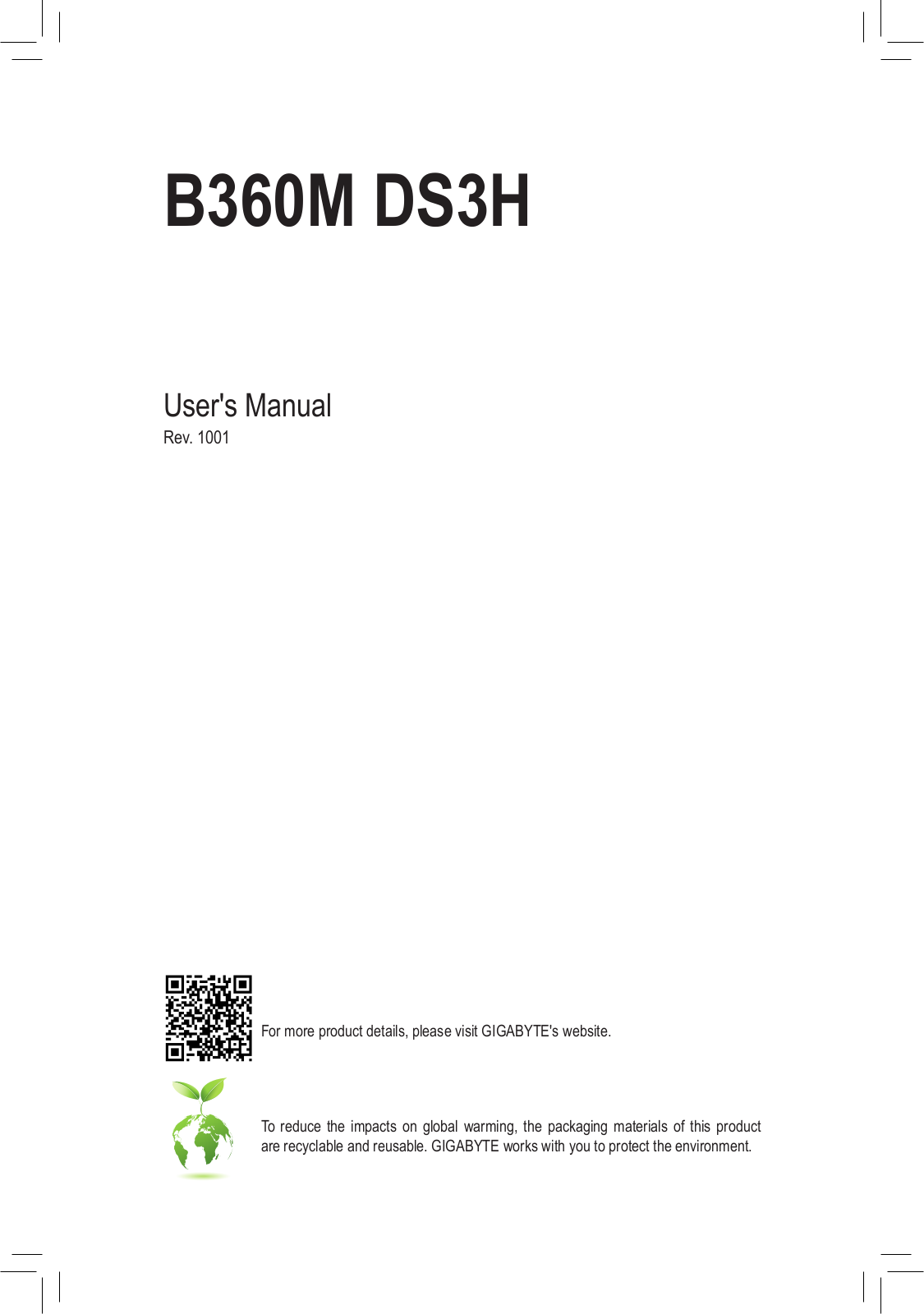 Gigabyte B360M DS3H Service Manual