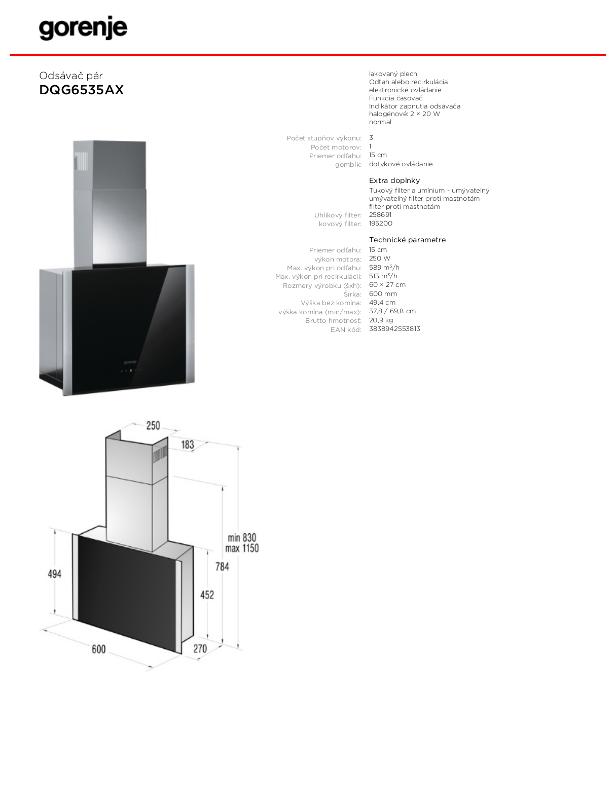 Gorenje DQG6535AX BROCHURE