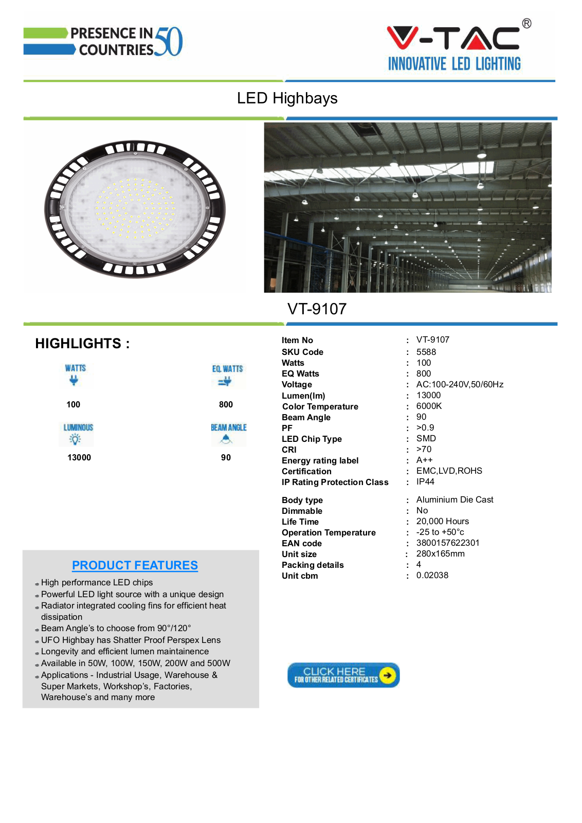 V-TAC VT-5588 Datasheet - ManualMachine.com