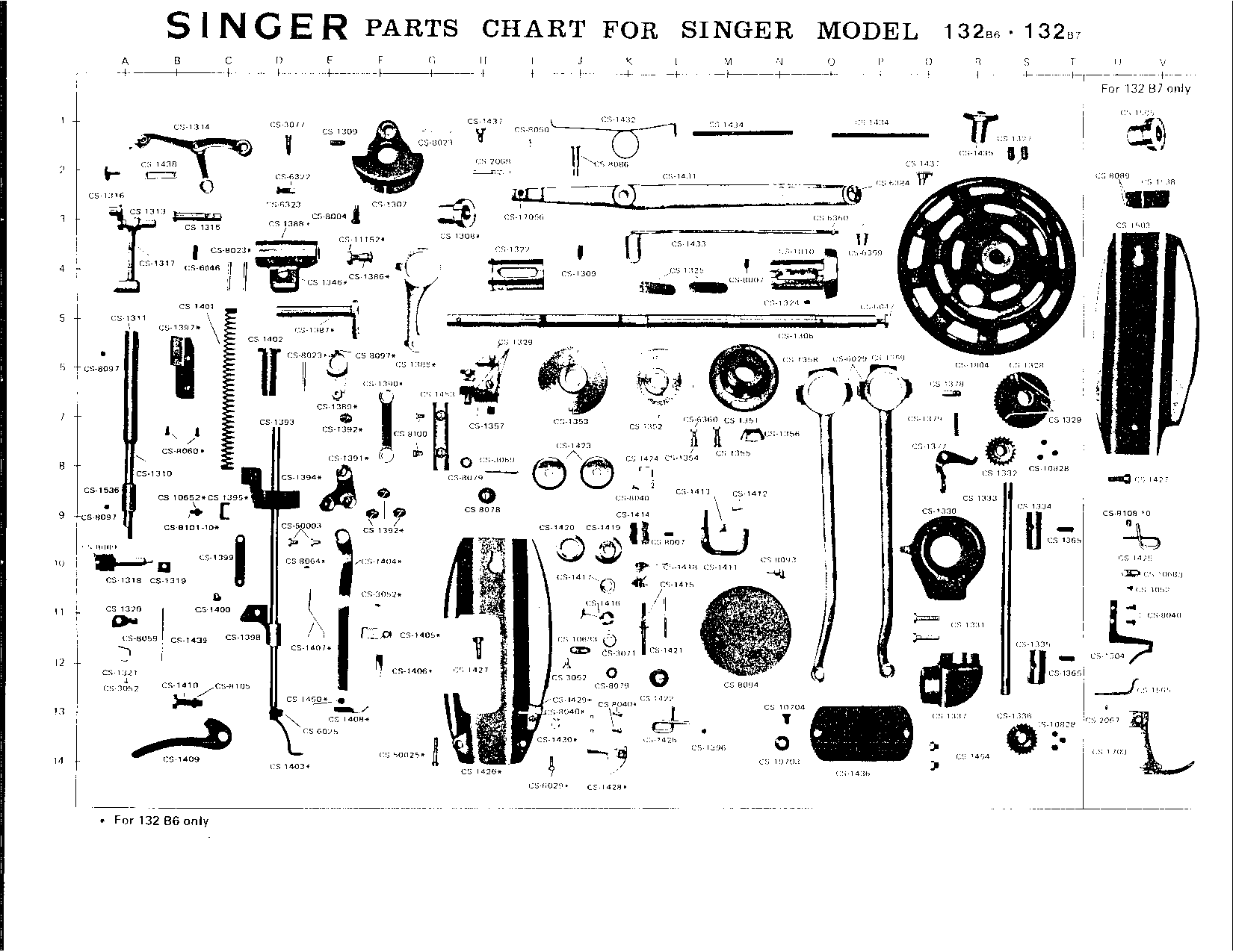 Singer 132B7, 132B6 User Manual