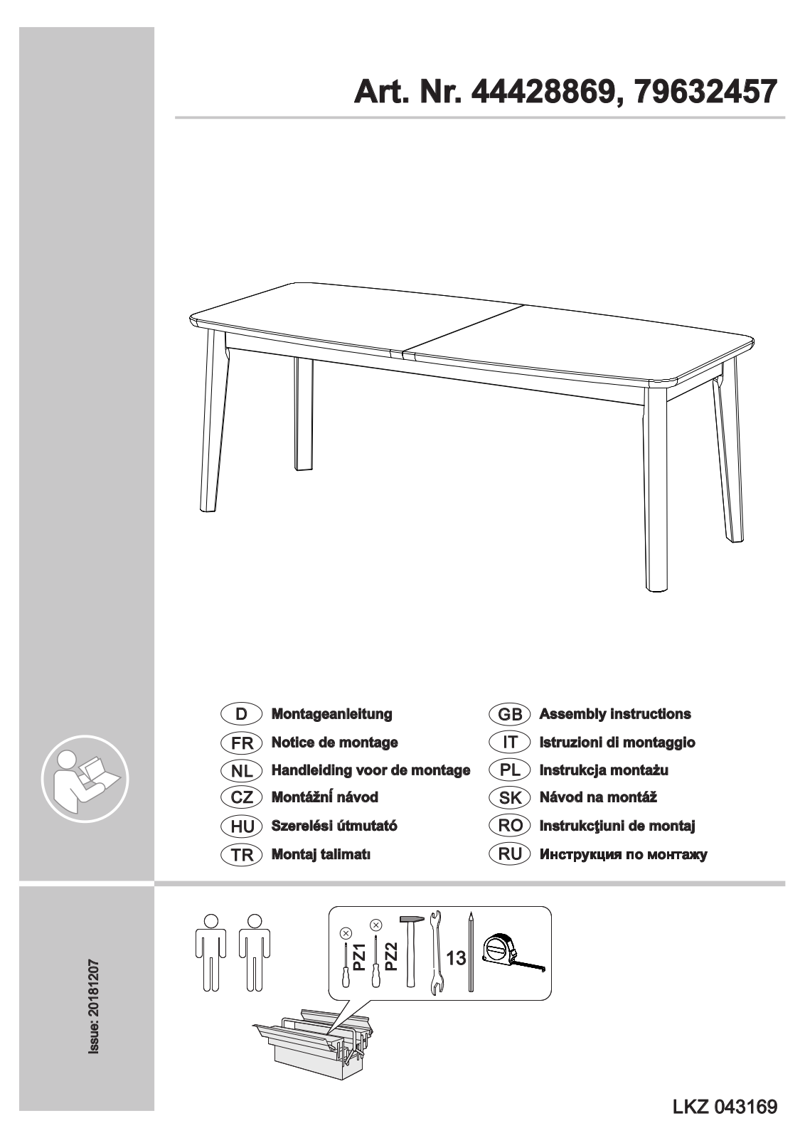 Home affaire Palermo Assembly instructions