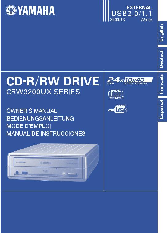 Yamaha CRW3200UX  series Owner Manual