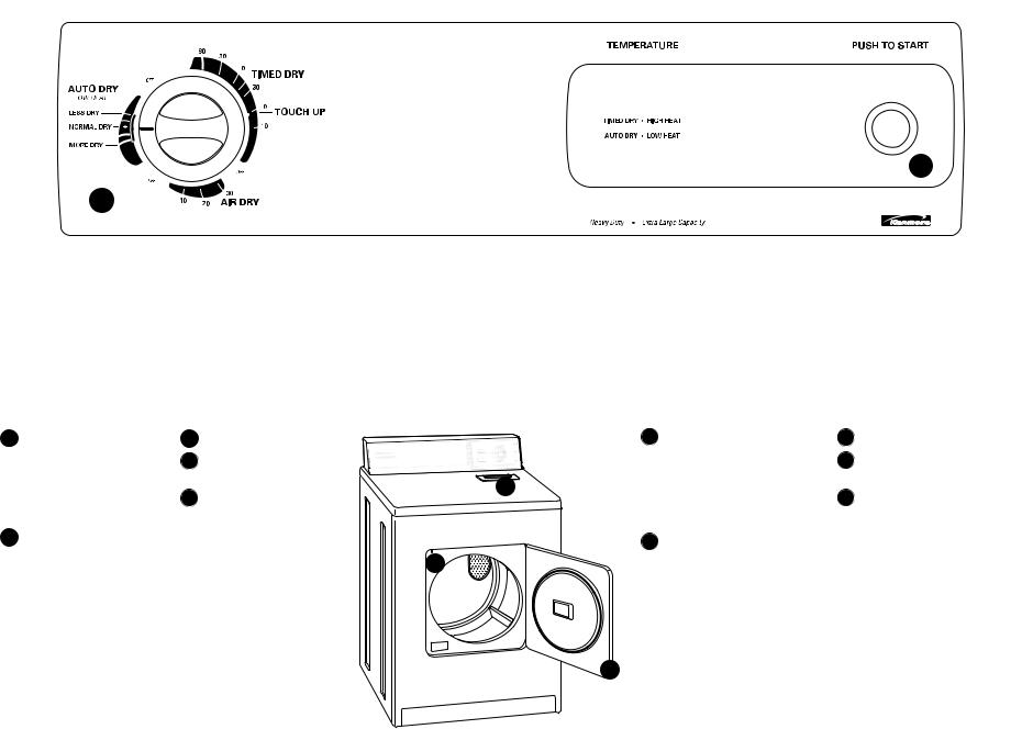 Kenmore 63102, 73102 Feature Sheet