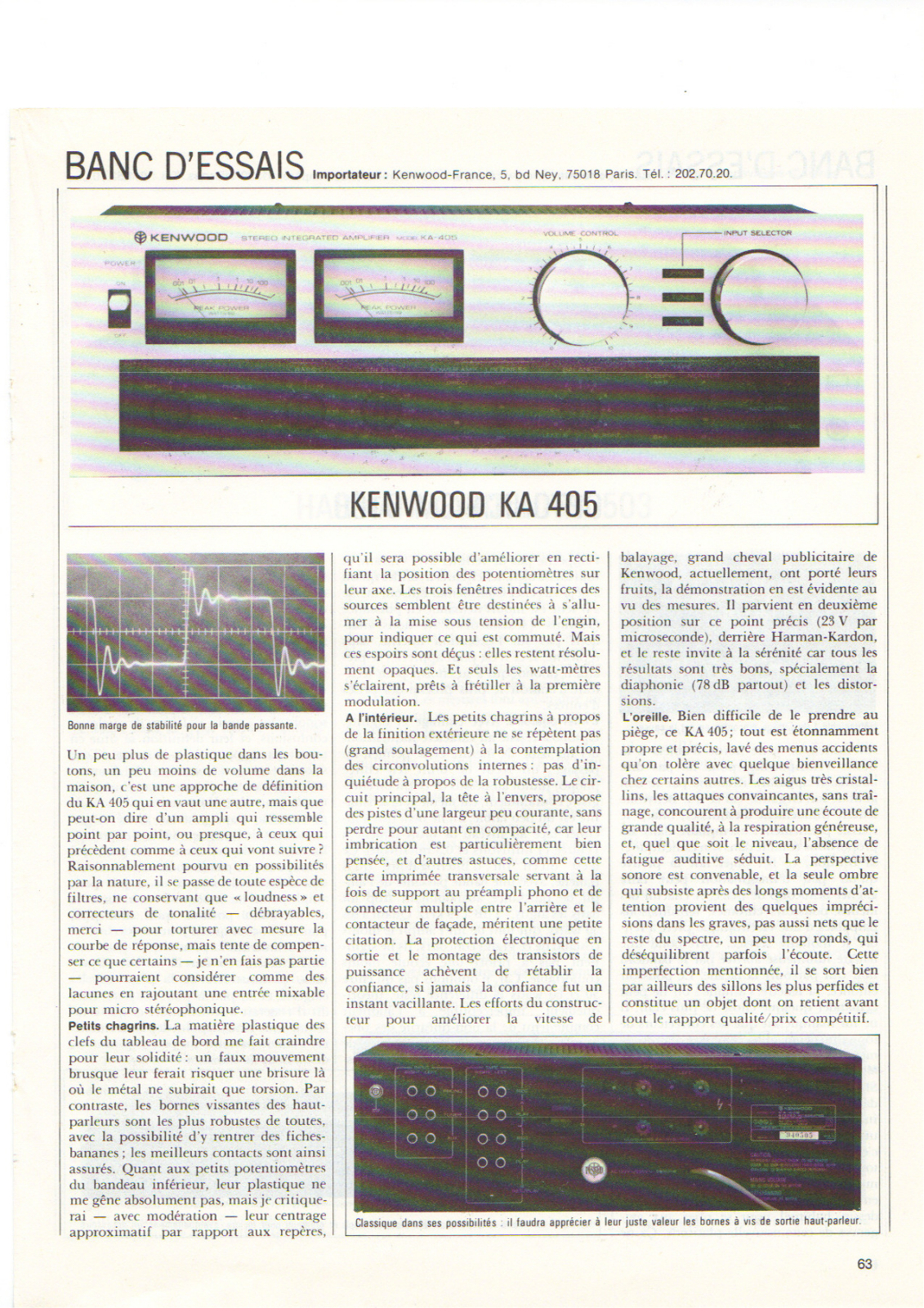 Kenwood ka405 Schematic