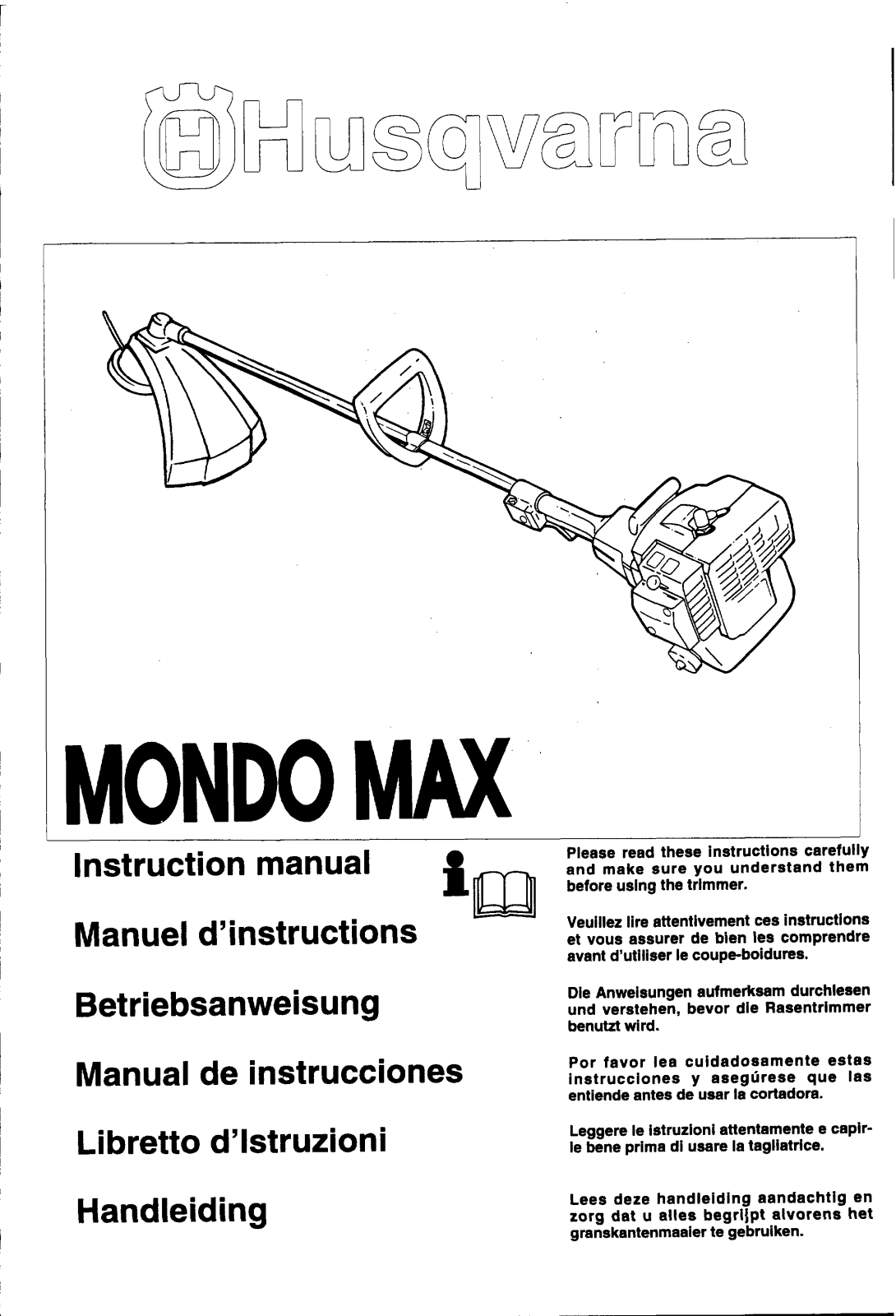 Husqvarna MONDO MAX User Manual