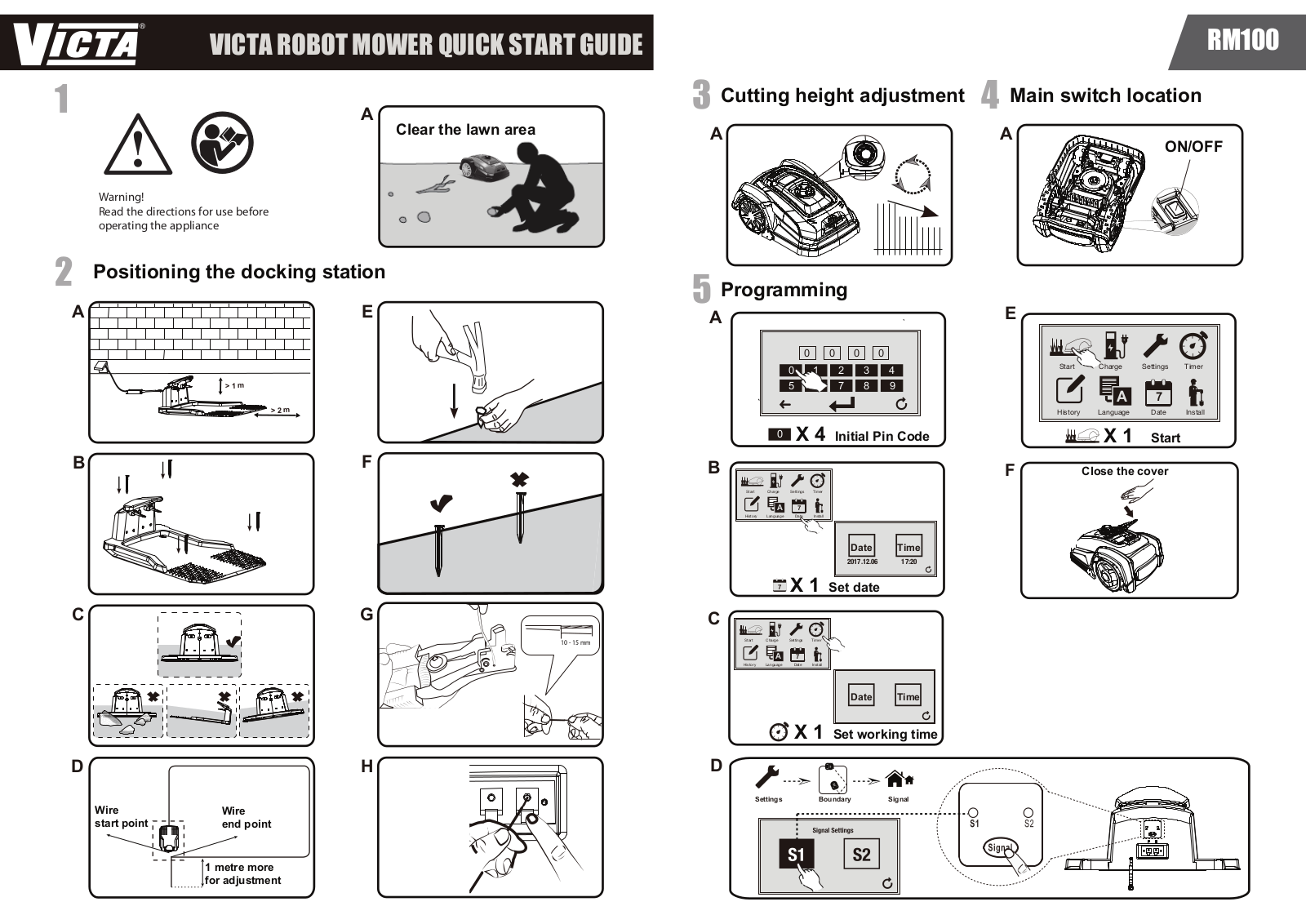 VICTA RM100 Quick Start Guide - ManualMachine.com
