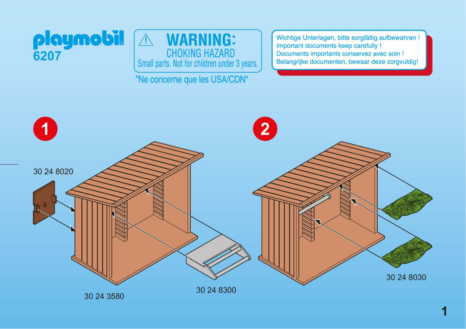 Playmobil 6207 Instructions