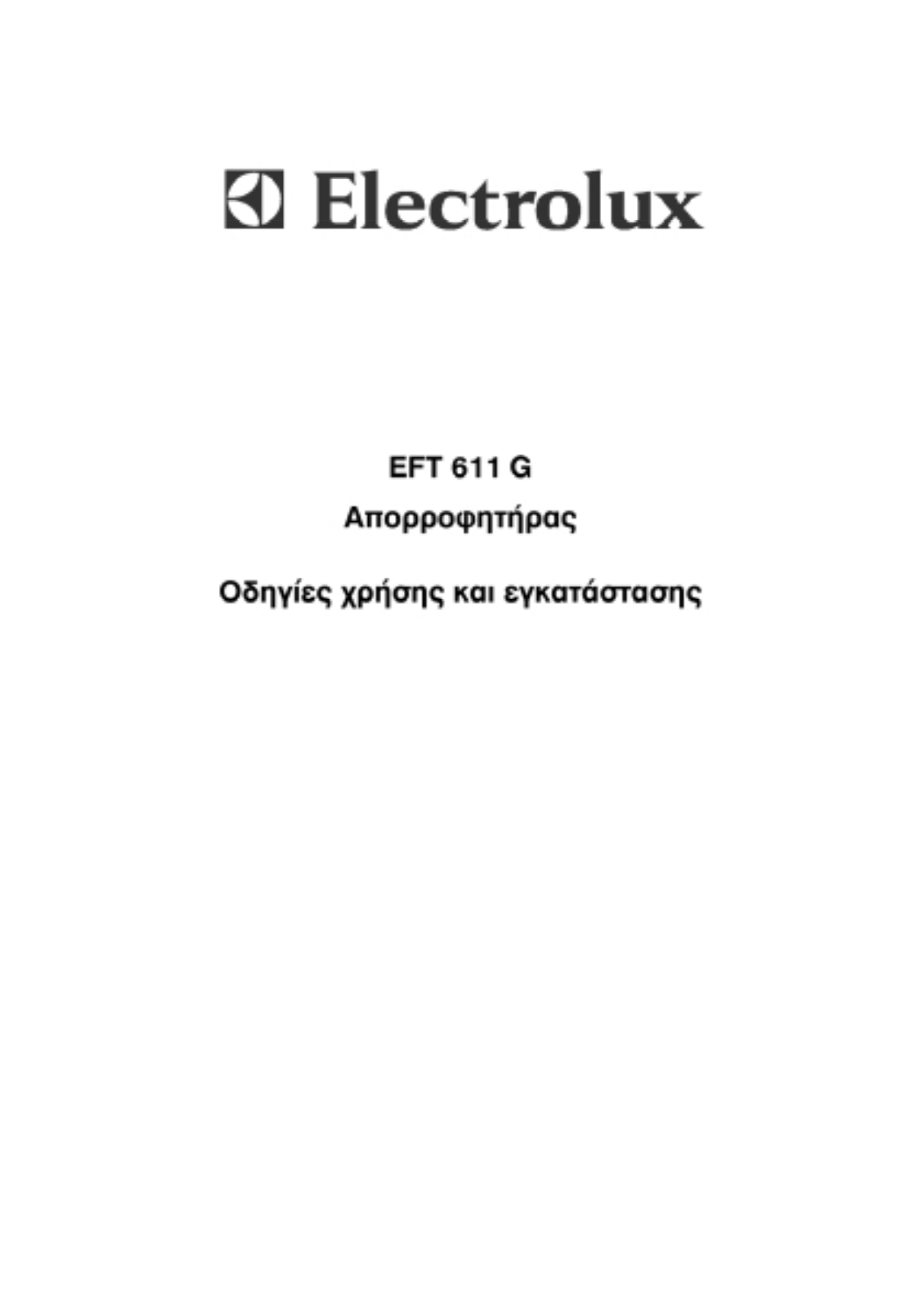 AEG EFT611G User Manual