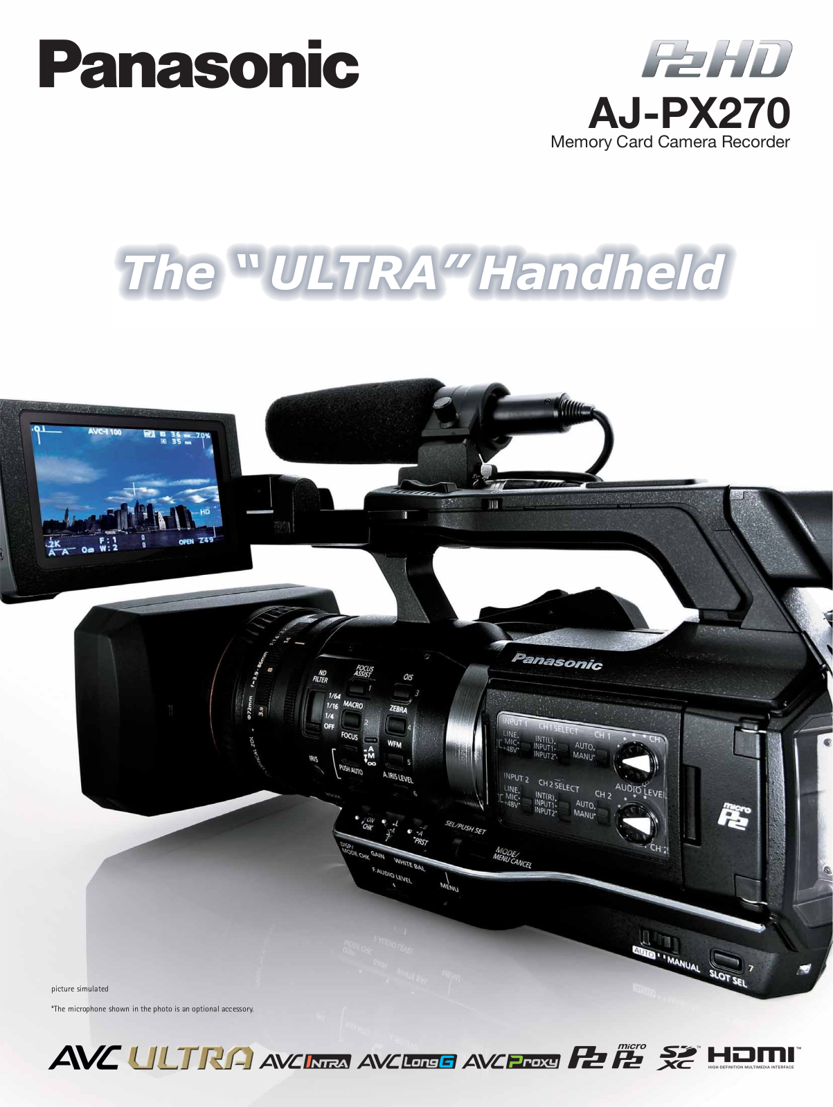 Panasonic AJ-PX270PJ8 User Manual