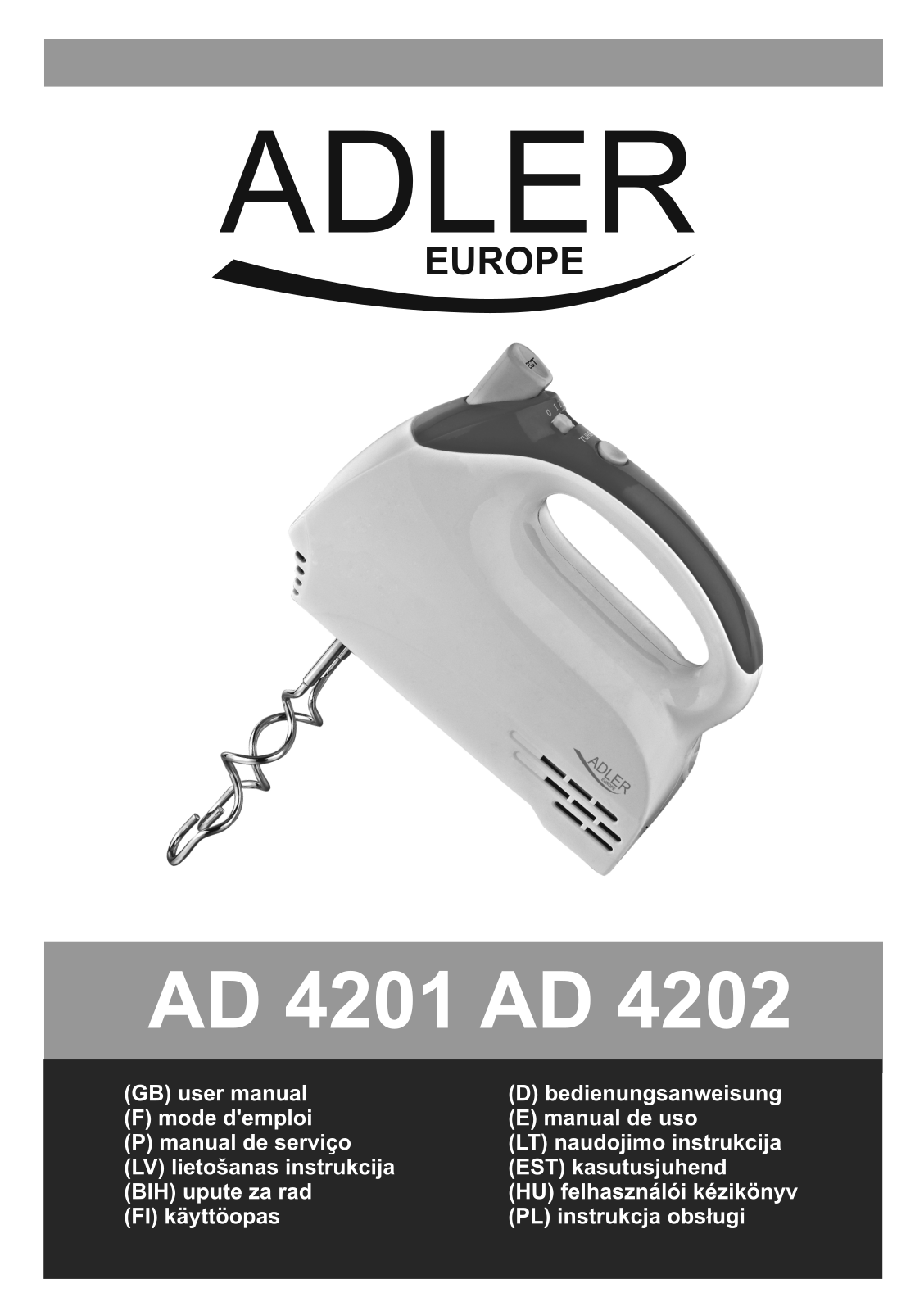 Adler AD 4201 User Manual