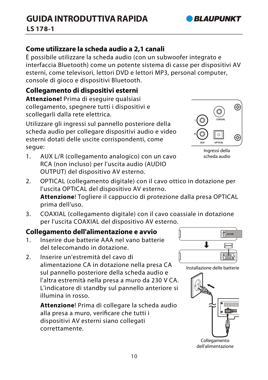 Blaupunkt LS 178-1 User guide