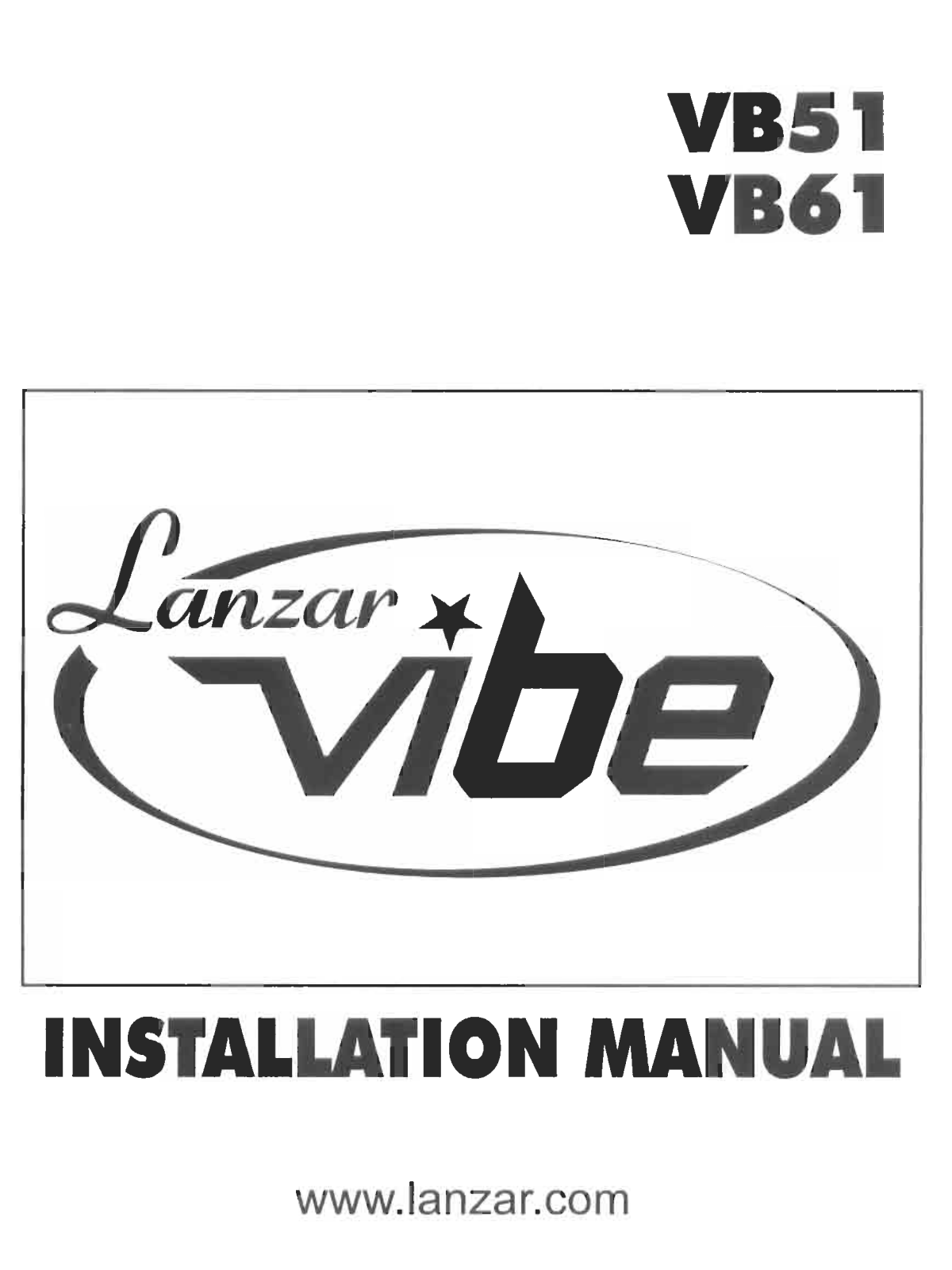 Lanzar VB61 Installation Manual